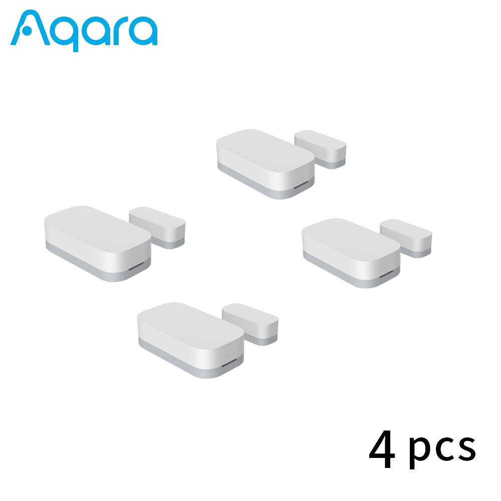 Xiaomi Aqara Tür Fenster Sensor Zigbee Drahtlose Verbindung Clever Mini tür Sensor Arbeit Mit Mi Hause APP Für Android IOS: 4Stck