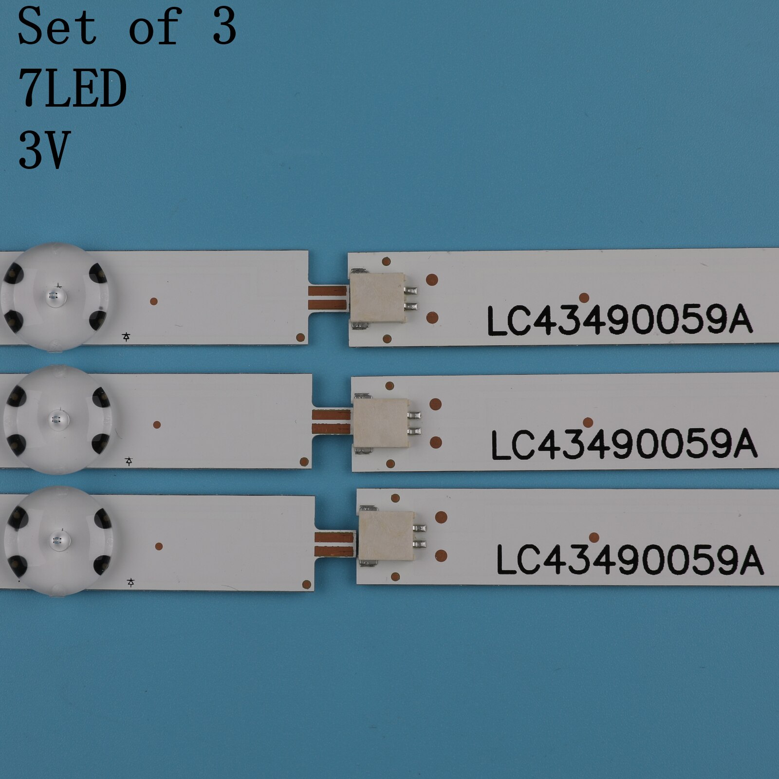 3 PCS/set LED backlight strip for LG 43UJ6300 43UJ6500 43UJ6560 43UJ651V 43UJ561V 43UJ701V 43UK6200 43UJ630V 43UJ635V 43LJ614V