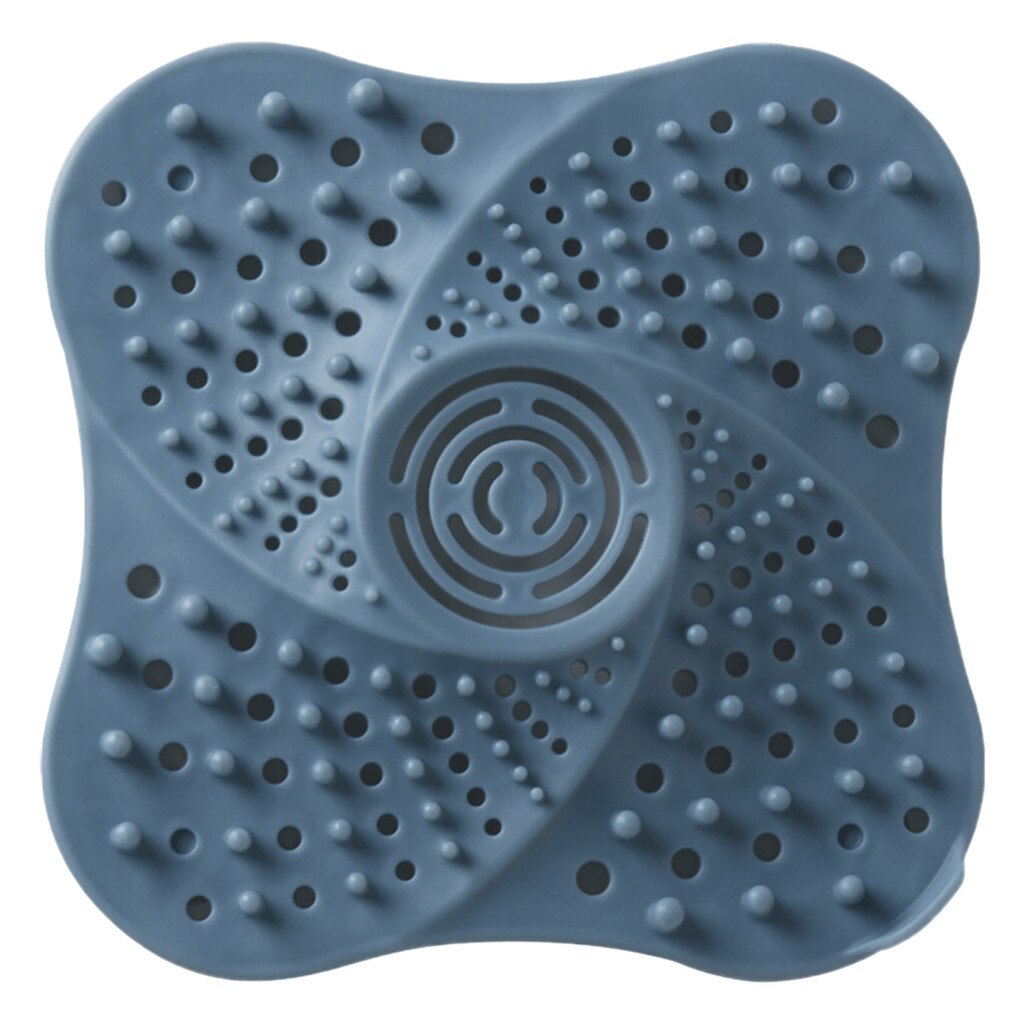 Filtro De Ducha Desechable Para El Baño Tapón De Desagüe Para El Suelo, Antibloqueo Haar Catcher Douche Filter: Blue