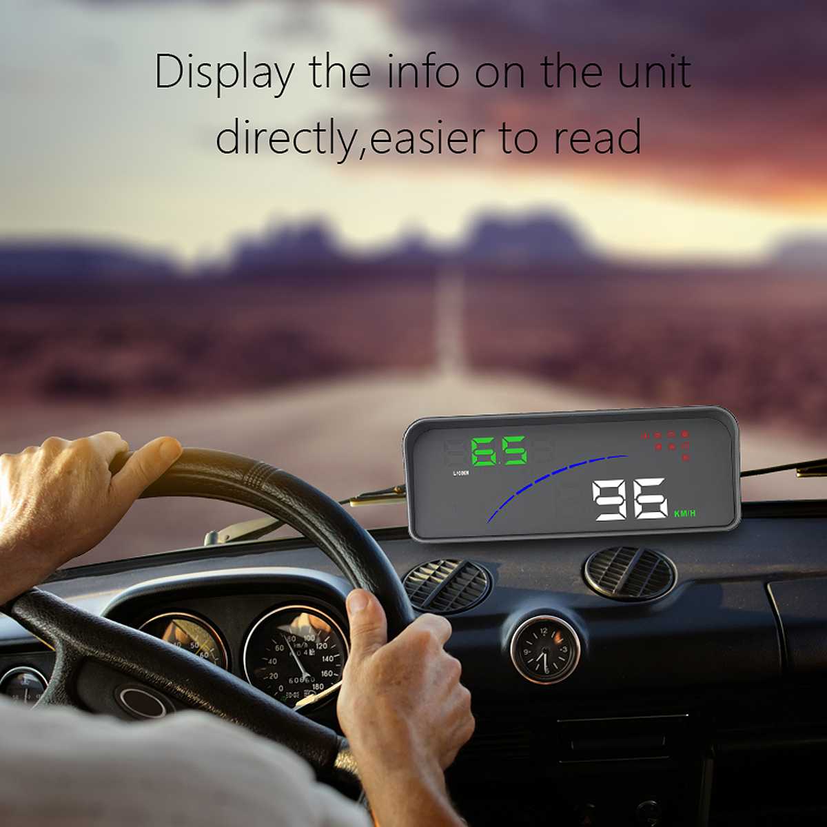 Multi-Functie Auto Head Up Display Computer OBD2 En Euobd Poort Auto Automatisch Diagnose Systeem Hud Auto Head-up Display