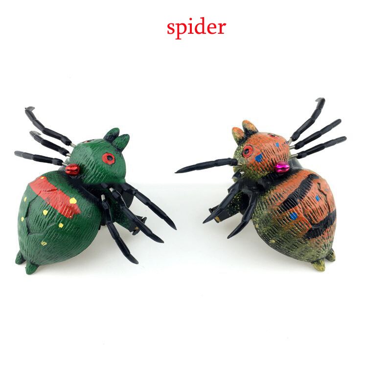 Huilong -selling Turtle, Lobster Crab, Pull Animal, Children's Toys, Novelty Rabbit Bird Small Animals Small Insect Toys: Spider