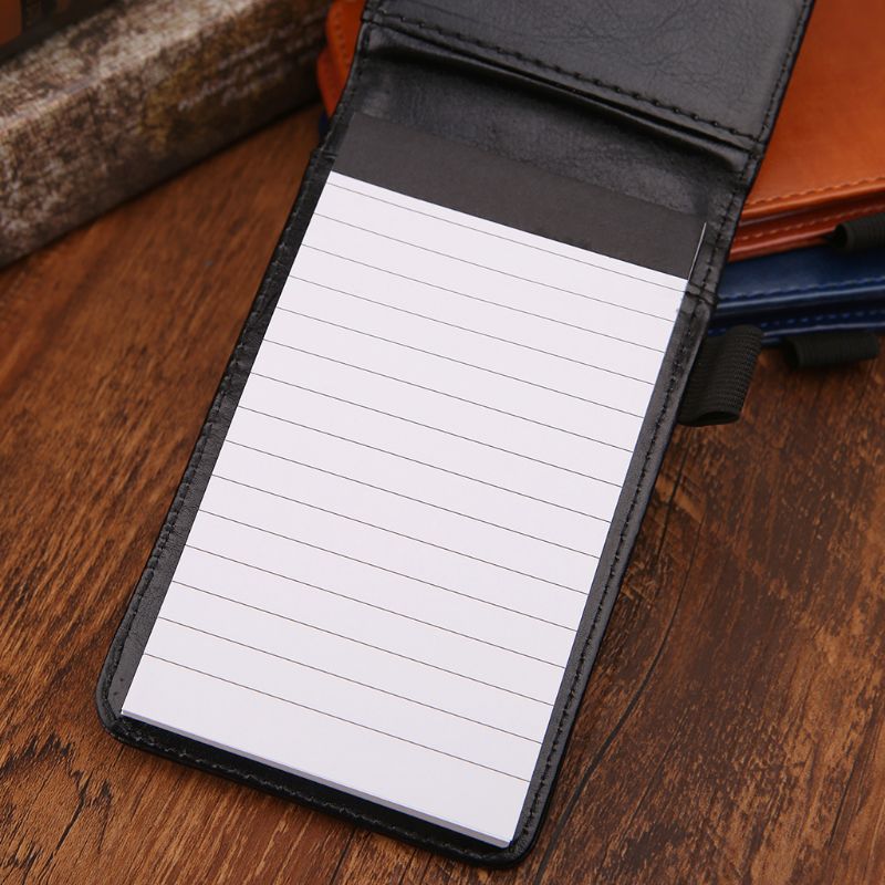 Multifunctionele Pocket Planner A7 Notebook Kleine Notepad Note Book Leather Cover Business Diary Memo Kantoor School Briefpapier Sup