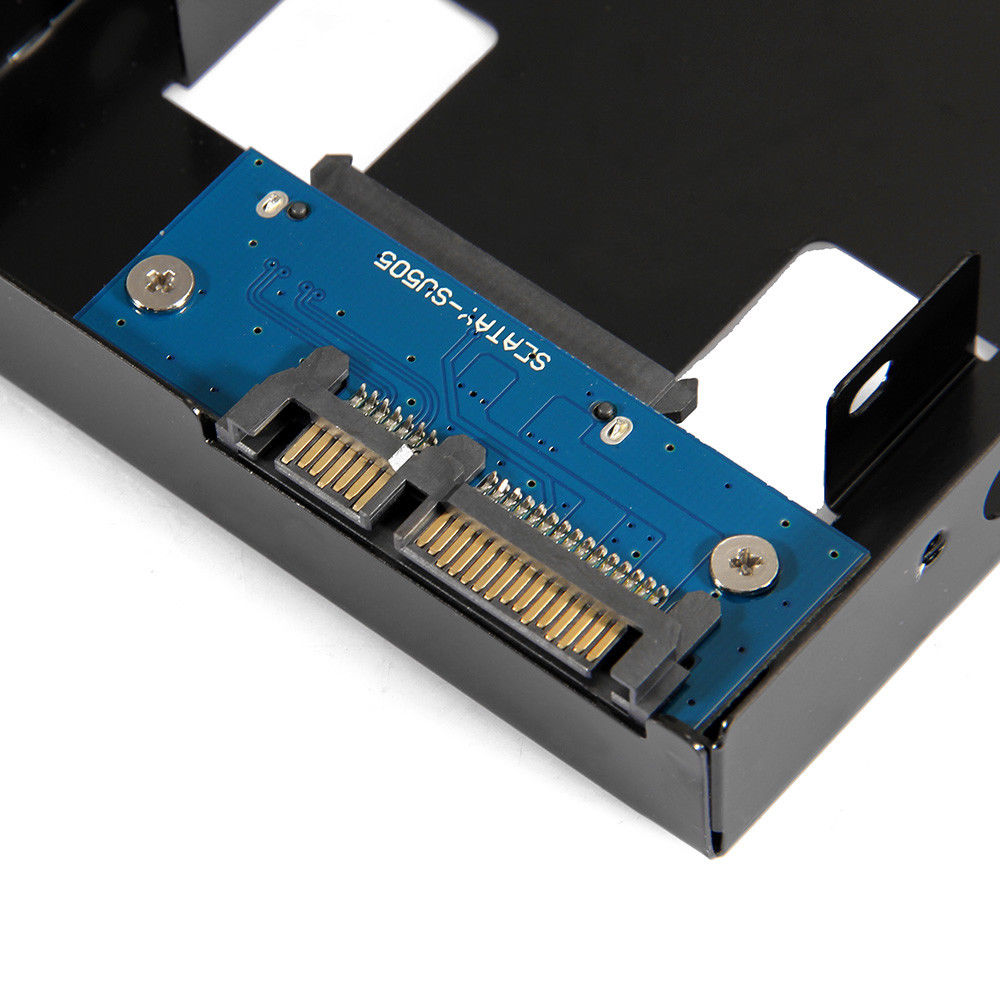 Zeadow Aluminium 2.5 "Tot 3.5" Sata Harde Schijf Converter Caddy Tray Kooi Swap Plug Hdd Ssd montagebeugel Kit