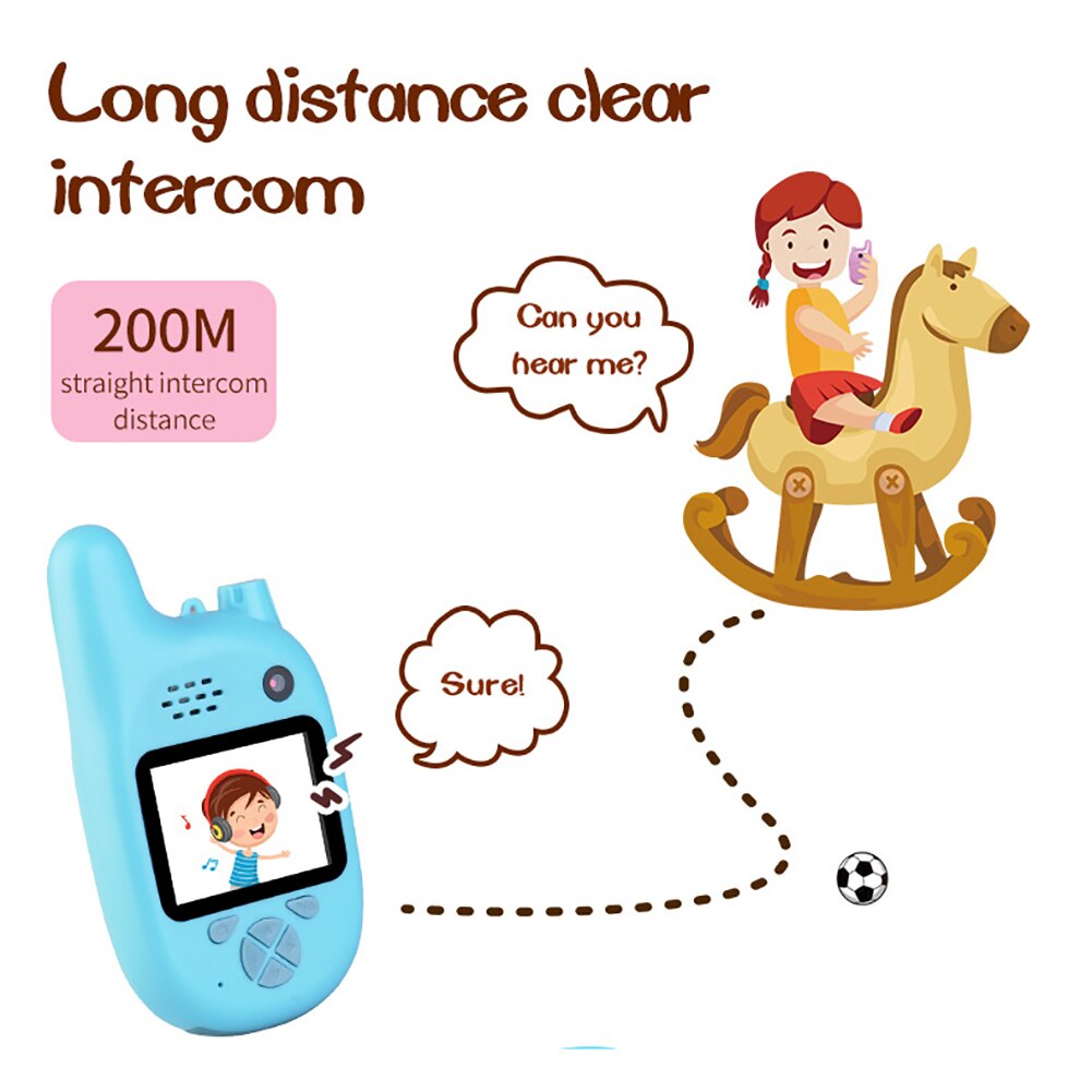 Art Mini Clever Video Digital Kamera hoch Definition Kamera Fotografie Spielzeug Walkie Talkie für freundlicher Geburtstag Präsentieren