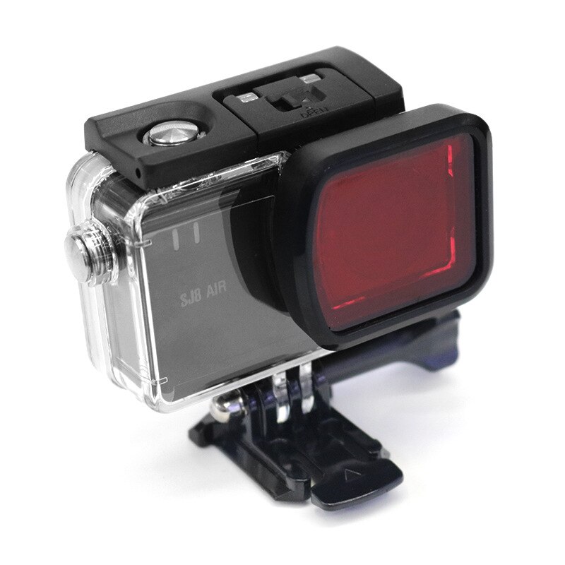 SJCAM SJ8 Waterdichte Case/Shell Lens cap Behuizing filter/Duiken UV/CPL/Rode Cover voor Sj8 pro/Plus/Air Actie Camera Accessoires