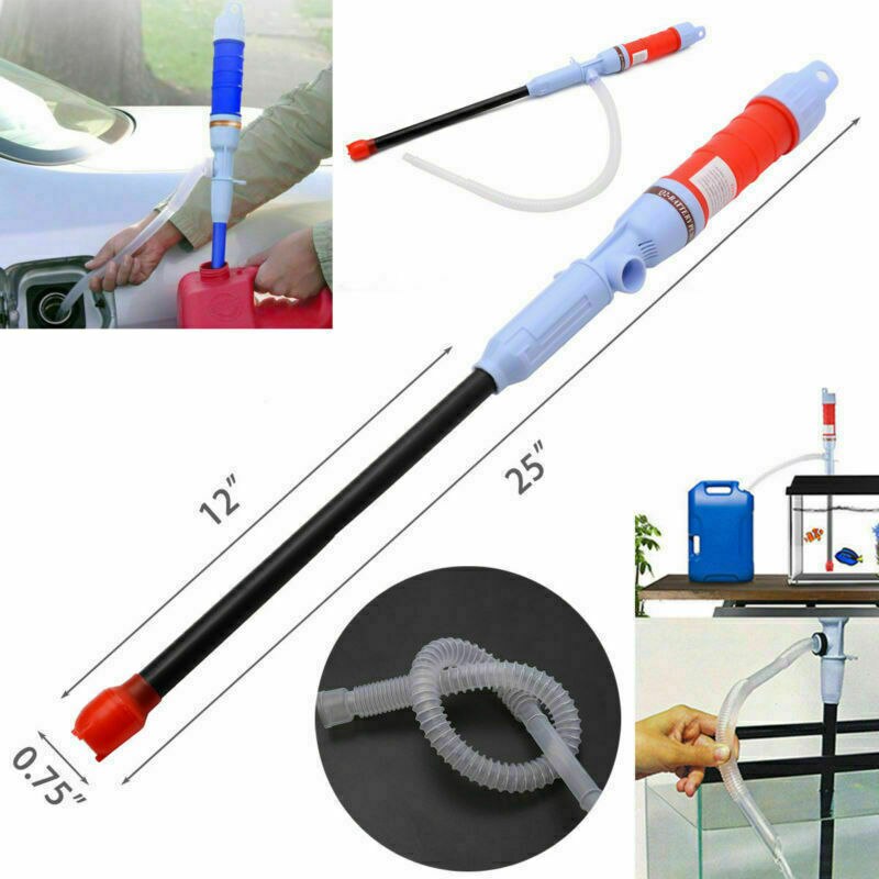 Elektrische Automatische Brandstof Vloeistof Waterpomp Siphon Pomp Batterij Aangedreven Gas Water Badkamer Vijver Handpomp Voor Auto Motorcycle Au