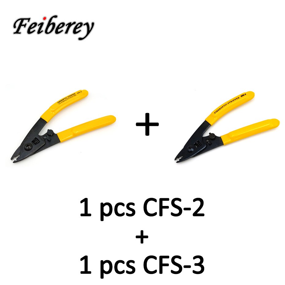 FTTH CFS-3 trzyportowy ściągacz światłowodowy FTTH światłowodowa łatka optyczna osłona przewodu nieosłonięte włókno buforowe i okładziny szczypce robić ściągania izolacji: 1szt CFS-2 i CFS-3