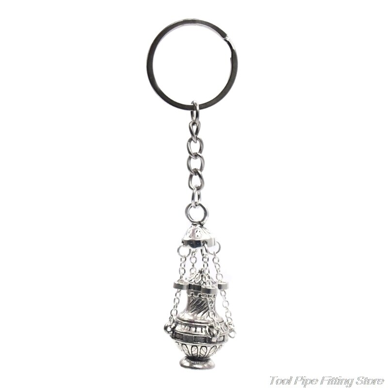 Christian Wierookbrander Sleutelhanger Religieuze Sleutelhanger Sieraden Zak Auto Hanger Keyfob Souvenirs F17 21