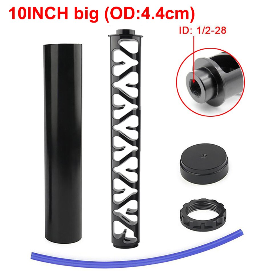 Aluminum Trap 1/2-28 5/8-24 6inch 10inch Single Core Fuel Filter Fuel Trap Solvent Trap for NAPA 4003 WIX 24003 Car Motorbike: 10BLK1228-4.4cm1