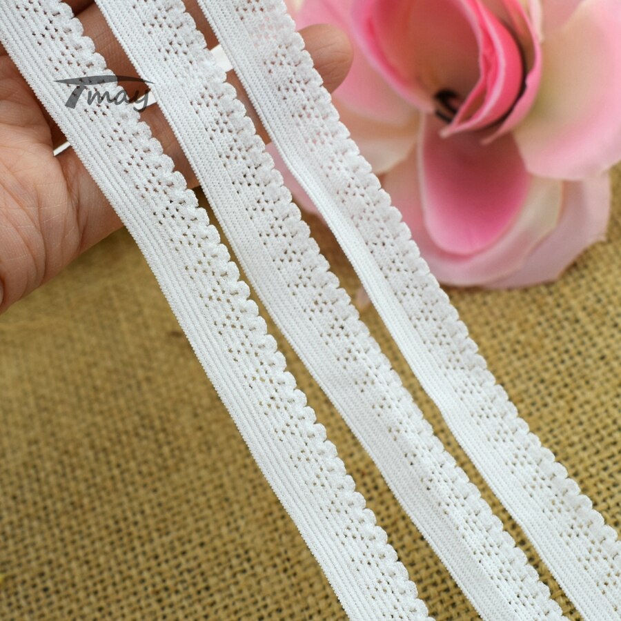 #304 crèmewitte elastische banden, rubberen band voor ondergoed, broek, bh, rubberen kledingrand, stretch, kanten rand, verstelbaar lint