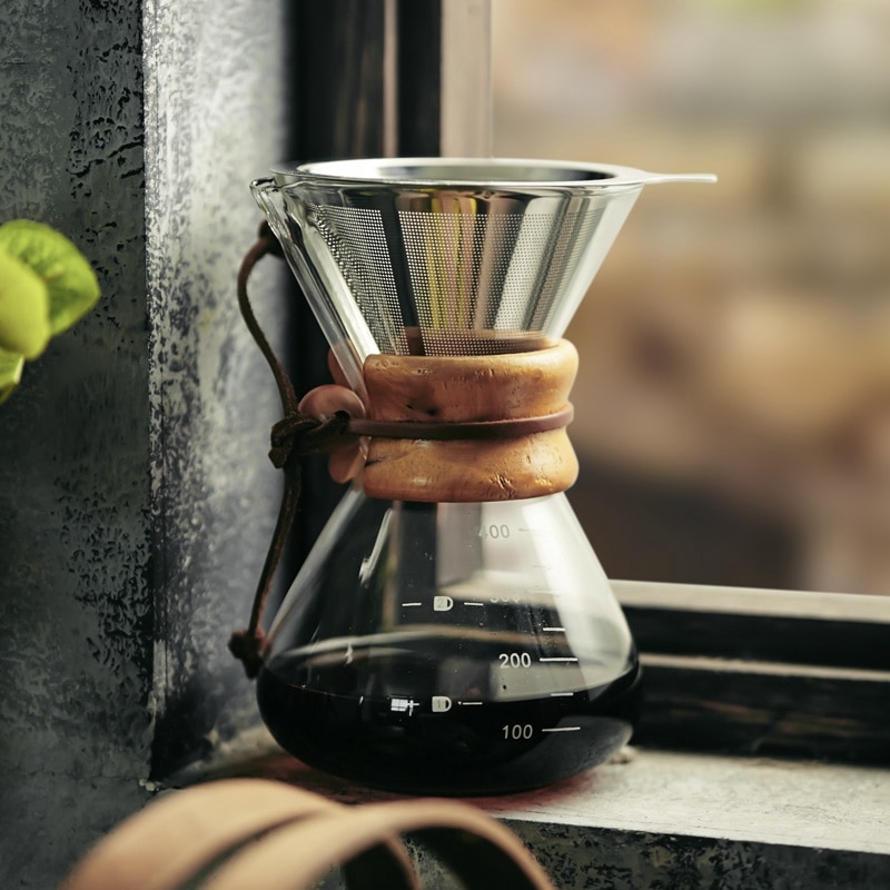 400 Ml/600 Ml Glas Koffie Pot Hoge Temperaturen Koffiezetapparaat Espresso Moka Koffiezetapparaat Met Roestvrij stalen Filter
