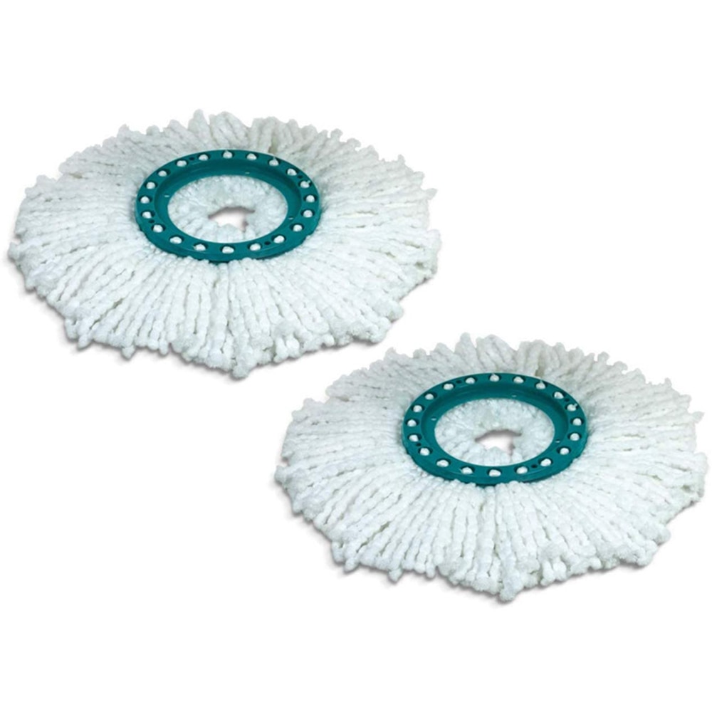 Replacement Head Mop Cloth Hands-free Flexible Water absorption 2PCS