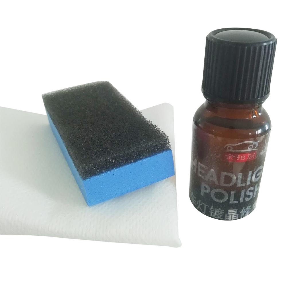 Car Headlight Polish Glass Coating Refurbishment Scratch Repair Hydrophobic Coating 10ml Lamp Plating Agent Headlight Refurbish