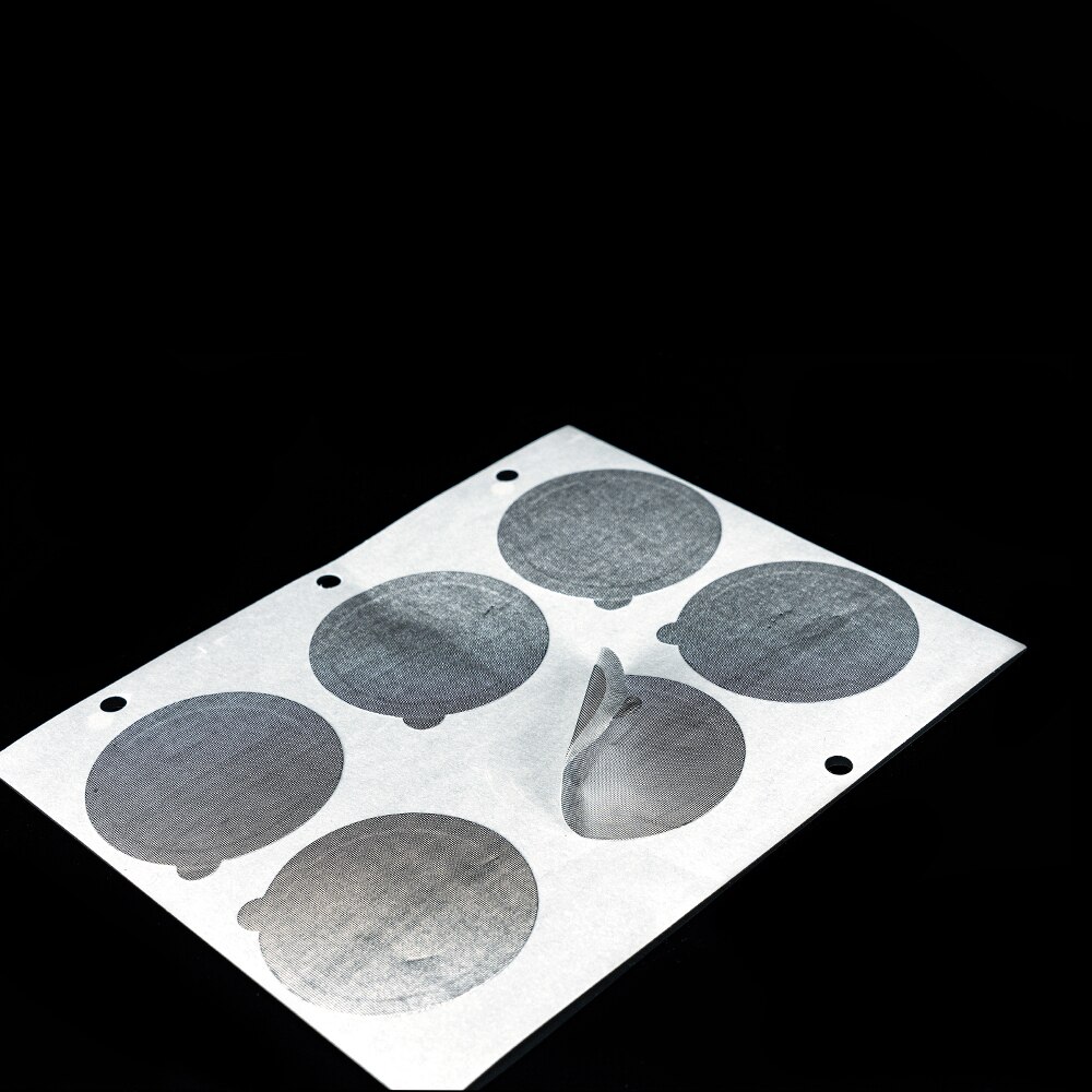 2000PC Nachfüllbar Nespresso Kaffee Kapsel Flim Aufkleber Nachfüllen Edelstahl Kapsel Selbst Klebstoff Aluminium Folie Brauer Deckel