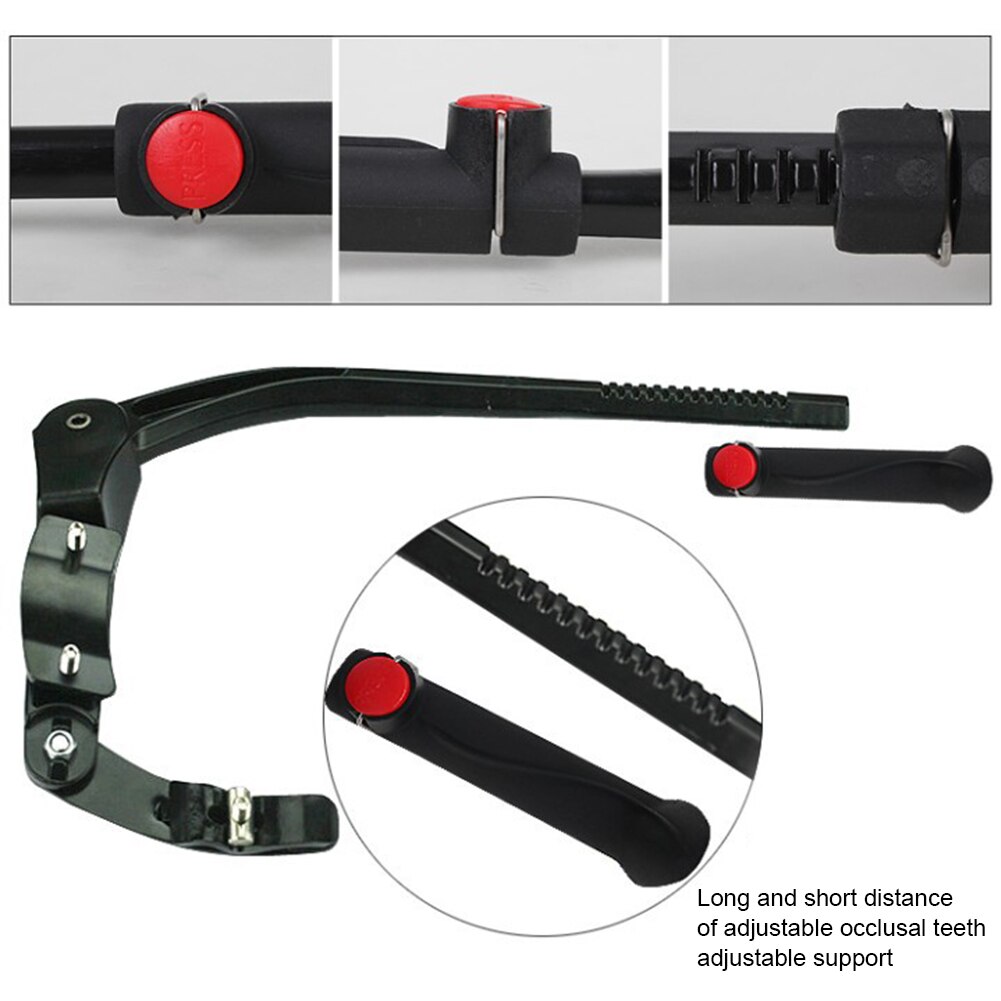 Aluminum Alloy Holder Easy Install Single Leg Center Mount Parts Parking Rack Mountain Bicycle Bike Kickstand Foot Stand Cycling