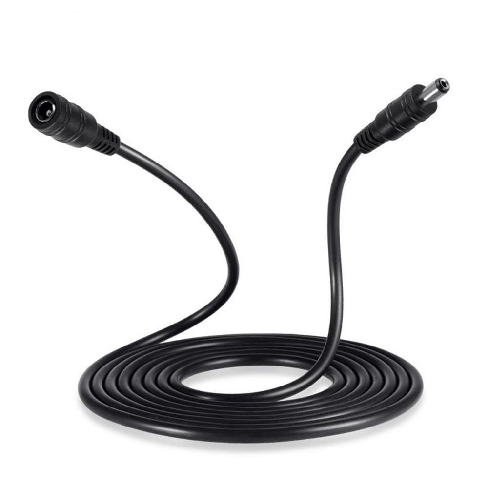 Adapter forlængerkabel hun-til-han-stik kabel kamera router strømkabel forlængerledning