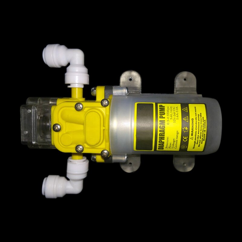 DC 12V/24V 30W Miniature Diaphragm Water Pump High Pressure Diaphragm Self Priming Pump For Water Purifier/Car Wash
