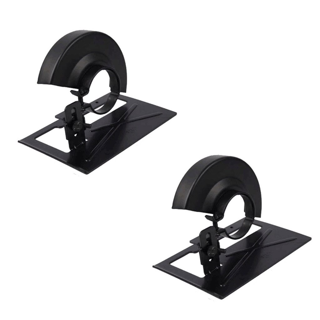 1/2pc Angle Grinder Accessories Angle Grinder Bracket Stand Holder Metal Cutting Machine Thickened Cutting Base Protection Cover