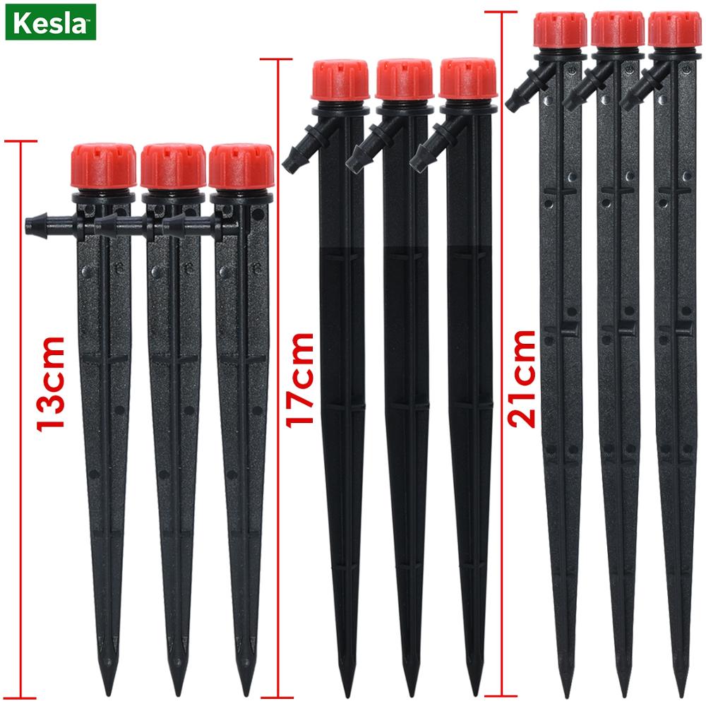 Kesla 13/17/21cm mikrotippakastelulaite säädettävät suihkupäät sprinkleri tippusuutin maatalousmaan kastelu 1/4 #39 #39 4/7mm puutarha