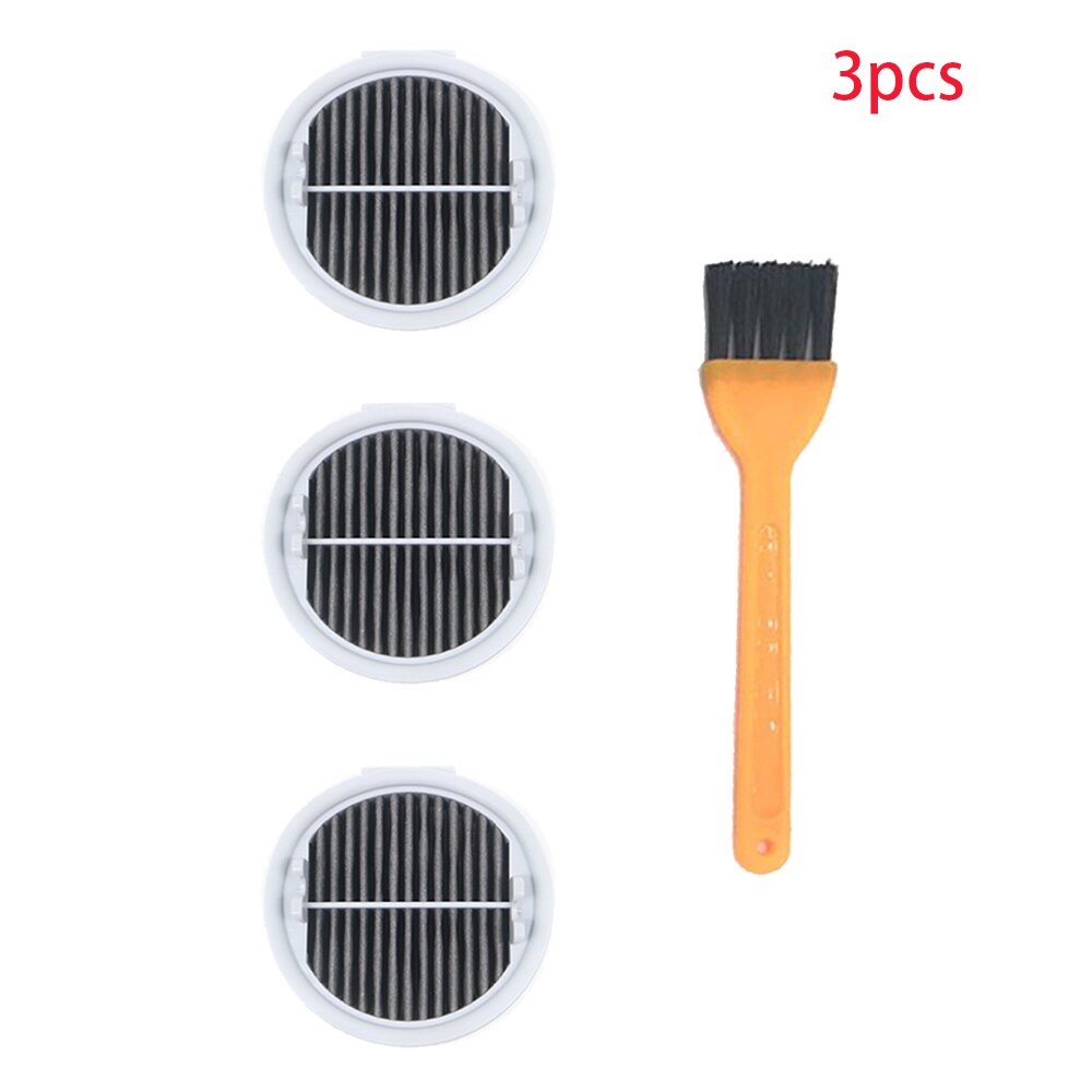4 stk hepa filter til xiaomi roidmi wireless  f8 smart håndholdt støvsuger udskiftning effektiv hepa filtre dele xcqlx 01r: Lysegrøn