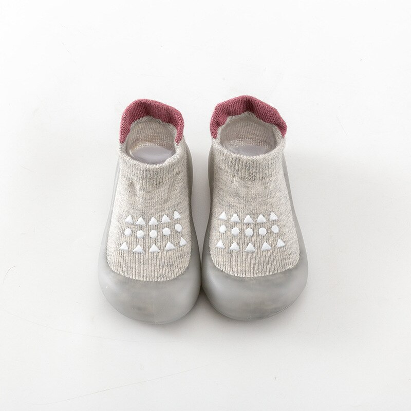 Baby Schoenen Unisex Anti-Slip Cartoon Dier Vos Schoenen Baby Meisjes Babyschoenen Jongen Zachte Zool Rubber Outdoor Peuter roze Schoenen