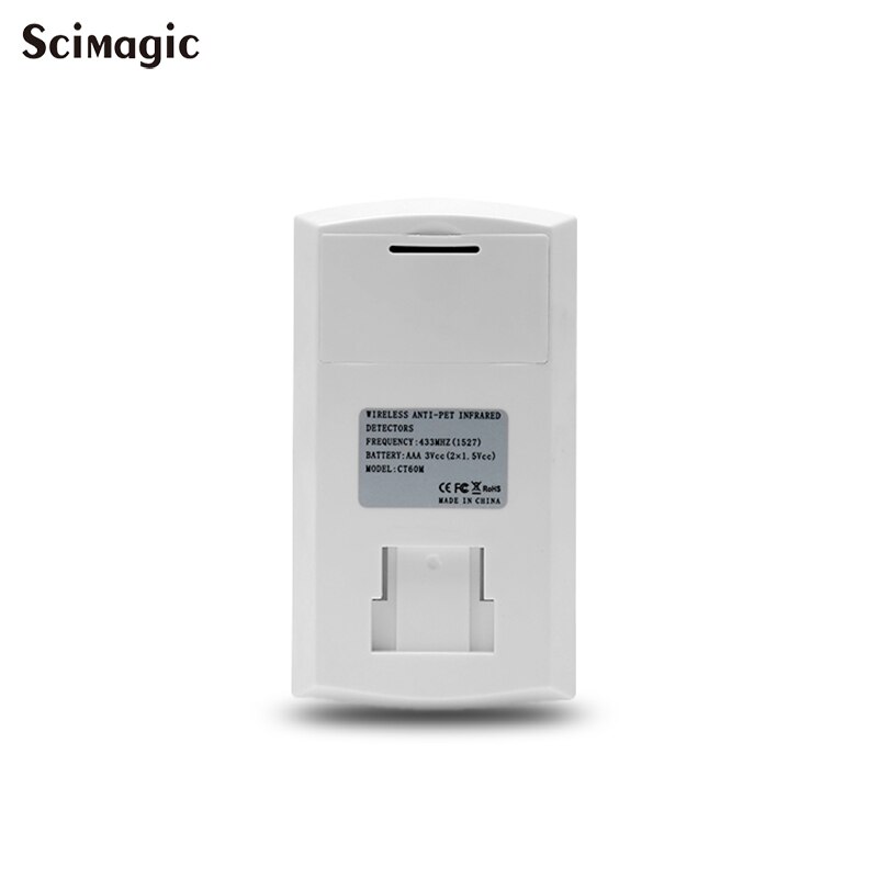 indoors Waterproof Wireless PIR sensor Infrared Motion Detector 433Mhz pet Immune Anti-Pet for Home Security Alarm System