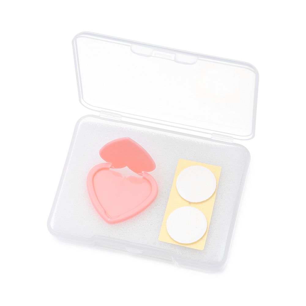 Diamant maleri lys pad tavle switch cover hjerte form tegneblok støvtætte covers diamant kunst håndlavet gør-det-selv tilbehør: Lyserød
