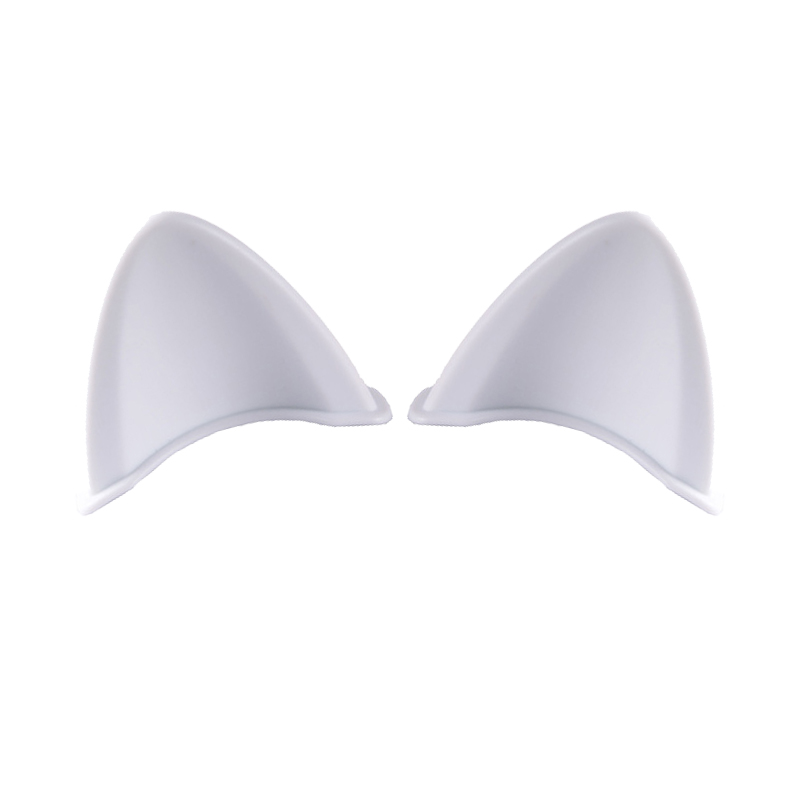 2pcs Universal Helmet Cat Ears Decoration Moto Electric Car Driving Styling Cute Cat Ears Stickers Decor Helmet Accessories: PURPLE