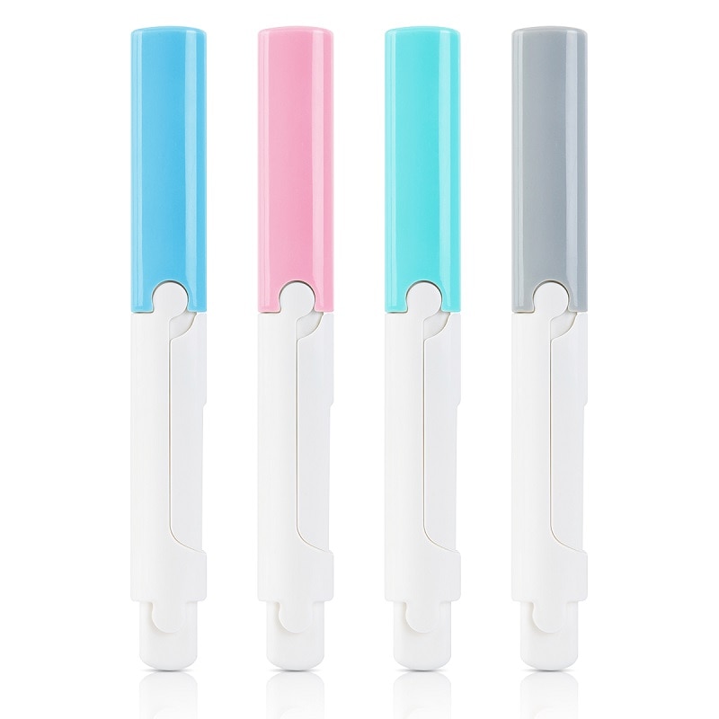 Kjærlighet fra 1 stk / mye saks søt bærbar saks manuell klasse student fargesnitt med saks som kan brettes sammen