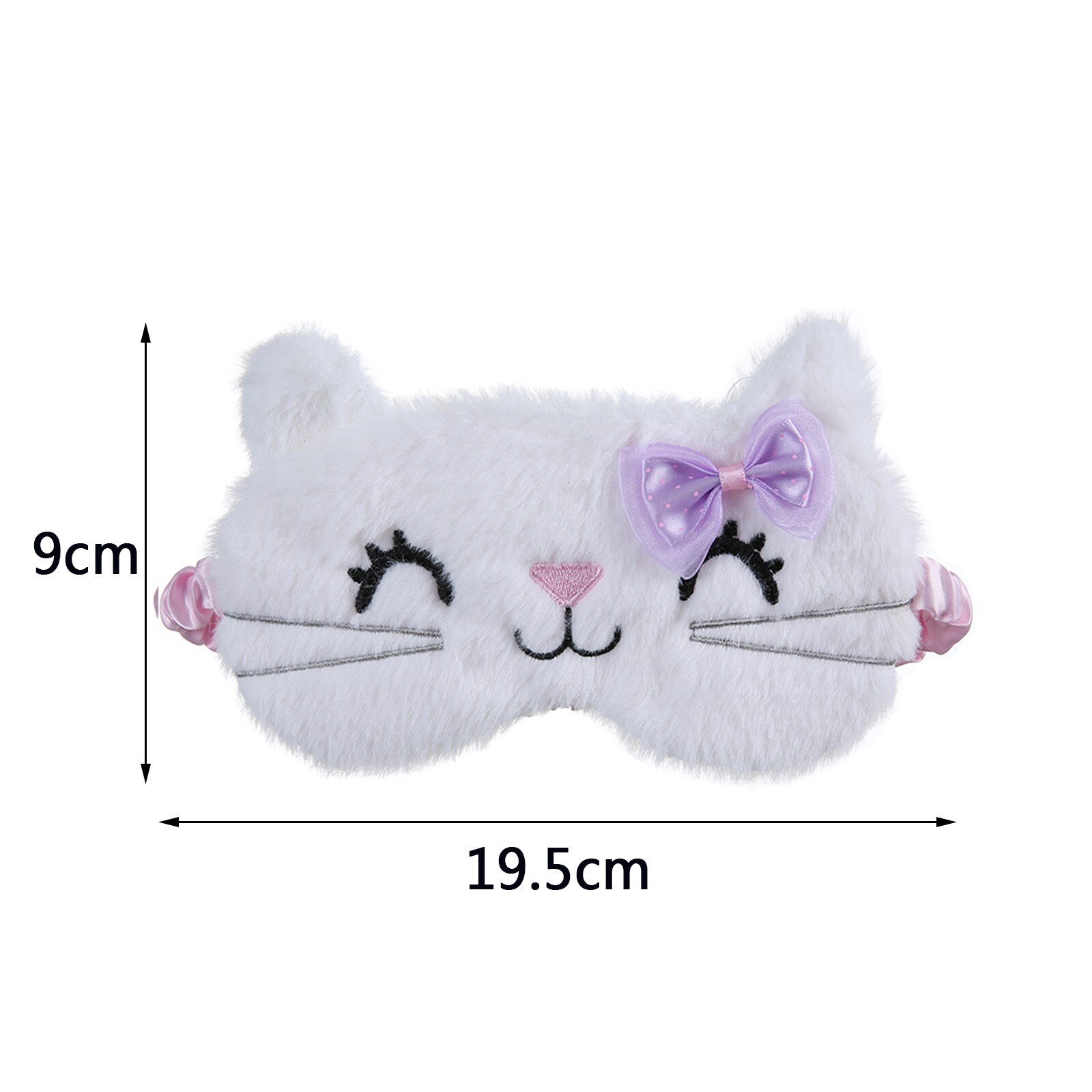 1Pc Cartoon Leuke Kat Panda Oogmasker Blackout Rust Slaap Comfortabele Zachte Gewatteerde Shade Cover Travel Relax Blindfold Nap eye Patch