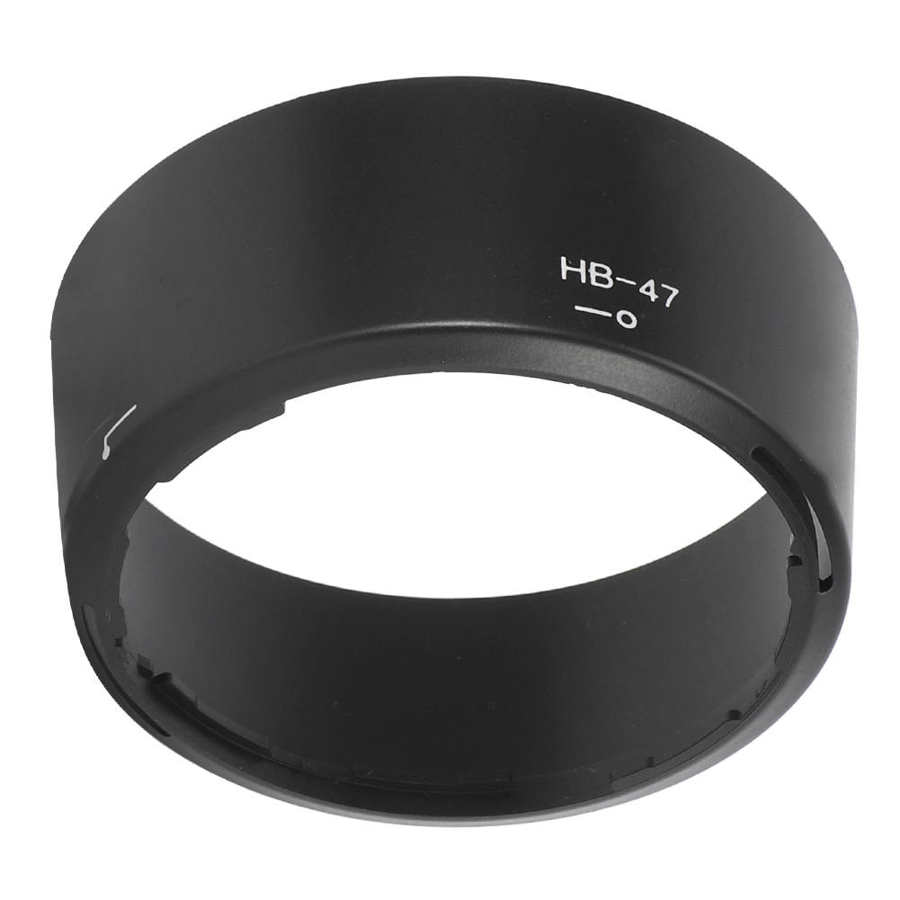 Paraluce HB 47 paraluce in plastica nero attacco per fotocamera prevenire danni adatto per AF S 50mm f/1.4G paraluce per obiettivo