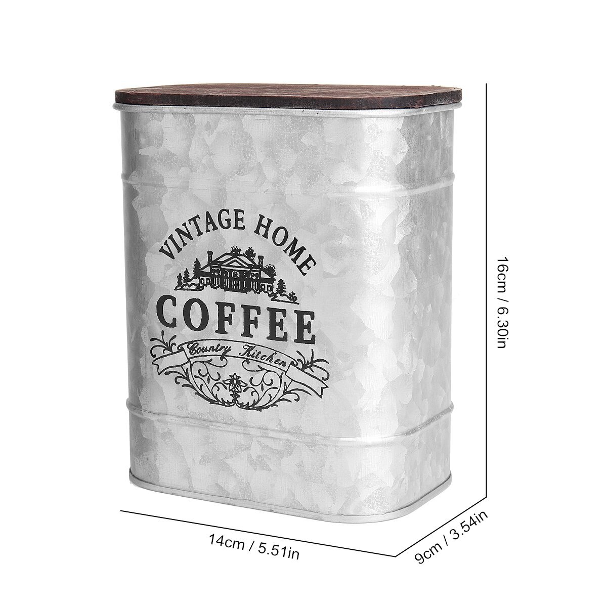 Lufttæt forseglet beholder kaffemel sukker beholder dåse opbevaring flasker krukker til kaffebønne slik krukke boks køkken beholder