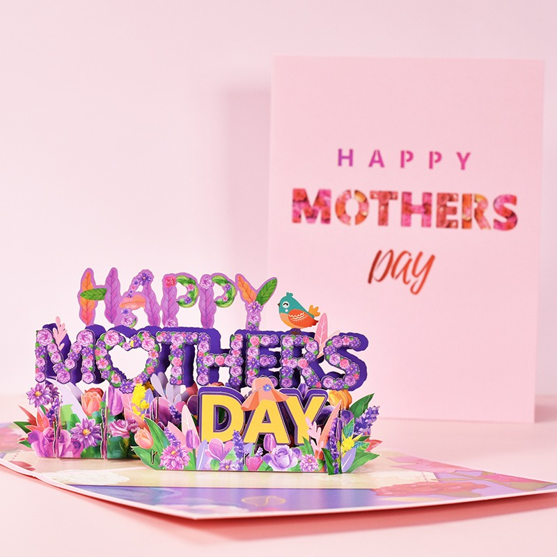 Card Pop Up Sympathy Cards for Mom Wife Wedding Anniversary Birthday 3D Mothers Day Greeting Cards All Occasions