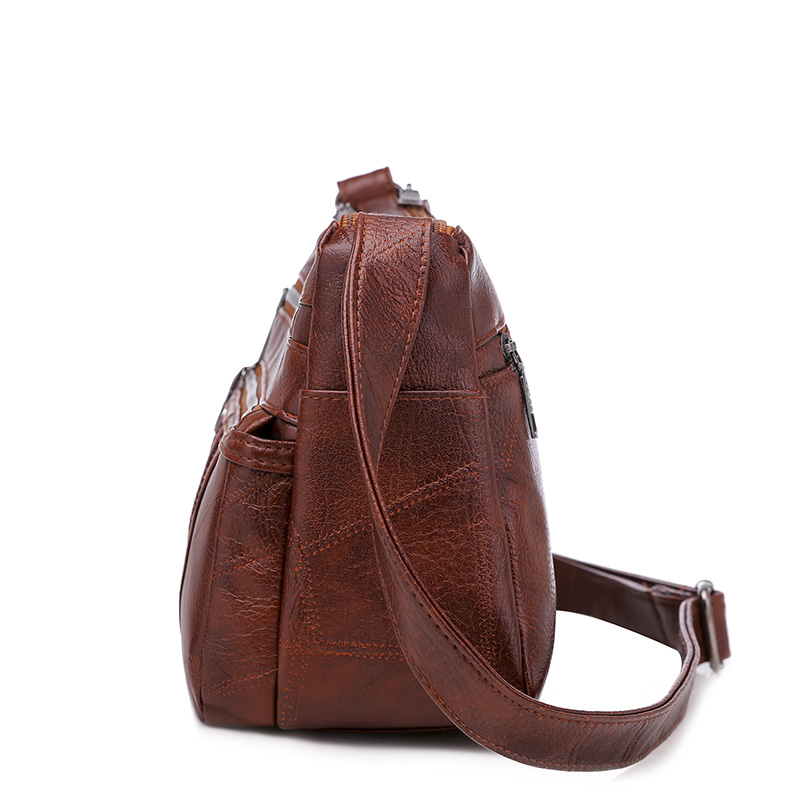 Annmouler Sac à bandoulière pour femmes en cuir Pu Sac à bandoulière doux Sac de messager pour filles femme Sac à main Sac à main Sac à main a Mai