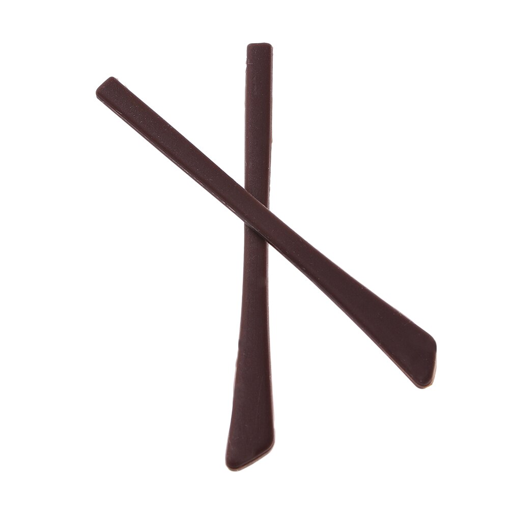 1 paar brillen zonnebrillen slip sets bril beenbeschermers antislip siliconen oorhaak tempel tip houder haak bril accessoires: B bruin