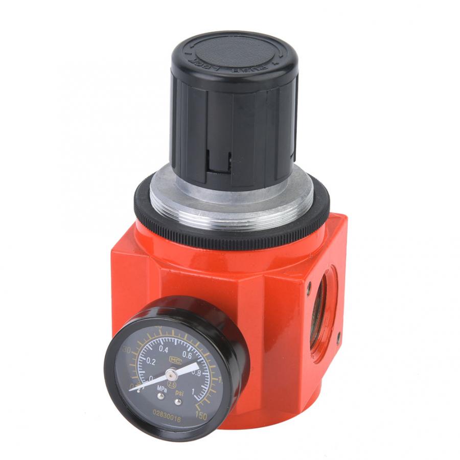 0.05-0.85MPa G1" Port Air Source Gas Pressure Regulator Reducing Valve With Gauge Pneumatic Pressure Regulating Valve