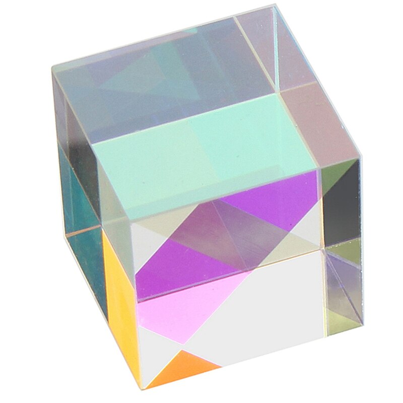 Vitrail Dichroic, Cube à Six faces de lumière vive, prisme diviseur de faisceau, Instrument d&#39;expérimentation optique optique 18mm