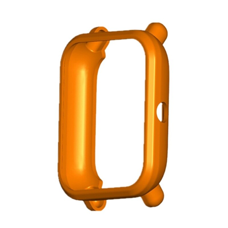 FIFATA TPU Protective Case Bumper For Xiaomi Amazfit Bip U / Bip / POP Smart Watch Cover Edge Frame Shell For Huami Amazfit BipU: Orange / Amazfit Bip U