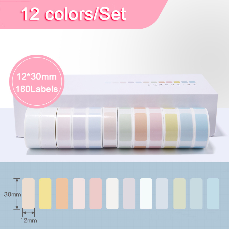 NIIMBOT D11 Label Maker Tape Name Bubble Address Waterproof Labels Sticker for Daycare Kids Bottles Mason Jars Spice Food