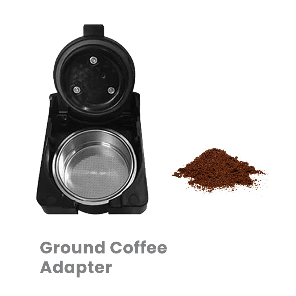 HiBREW H2A & H2B macchina da caffè capsula adattatore sistema parti per Nespresso o Dolce gusto o caffè macinato o ESE baccello o Caffitaly