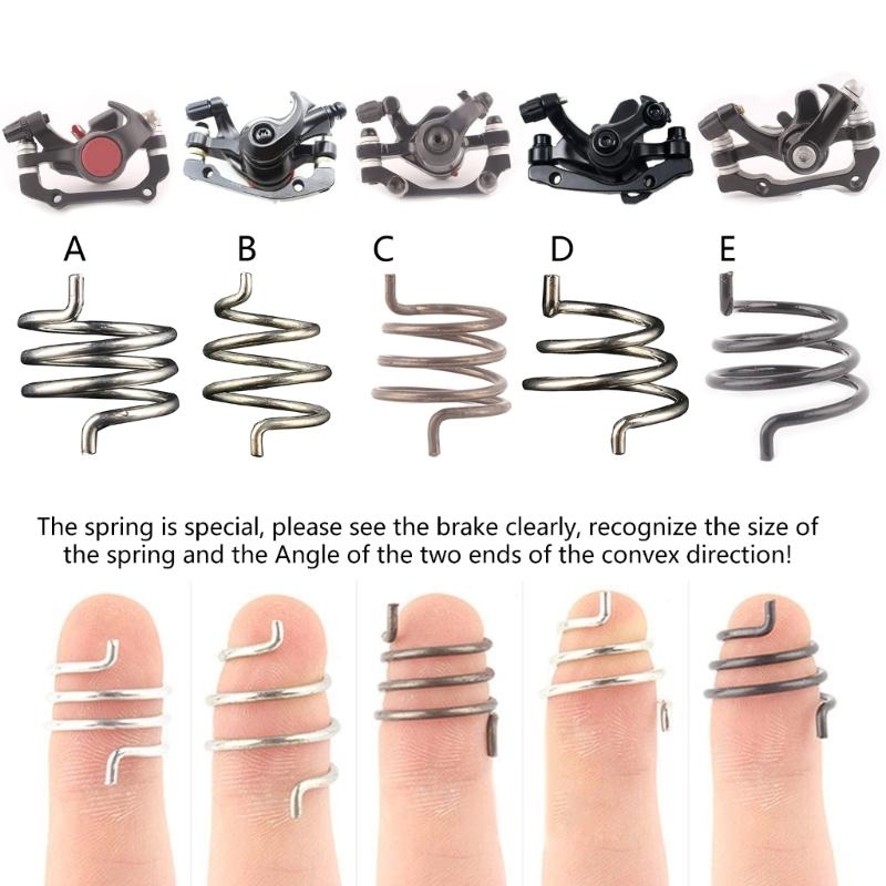 Cycling Brake Bike Springs Steel Braking Return Spring Clip Mountain Bike Disc Brakes Spring For Bike Part Easy To Use