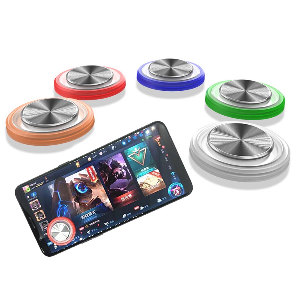 Q8 Plus Mini Ronde Game Joystick Gamepad Sucker Touch Screen Controller Kip-Eten Assist Telefoon Gaming Accessoires