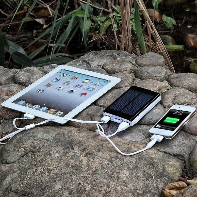 50000 mah solar-powerbank zum schnellladen externer handy-akkus, geeignet für mobiltelefone, smartphones, kameras und gps-geräte