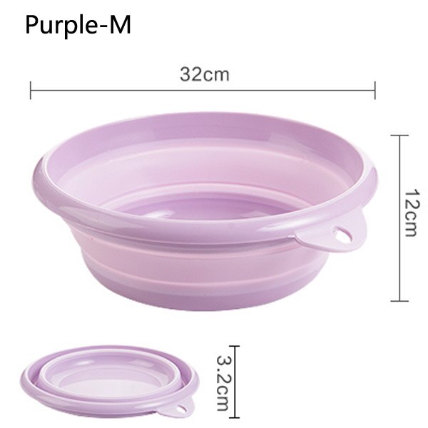 Portable Folding Bucket Foldable Basin Tourism Outdoor Folding Bucket Fishing Camping Car Wash Bucket Outdoor Camping: PU-M