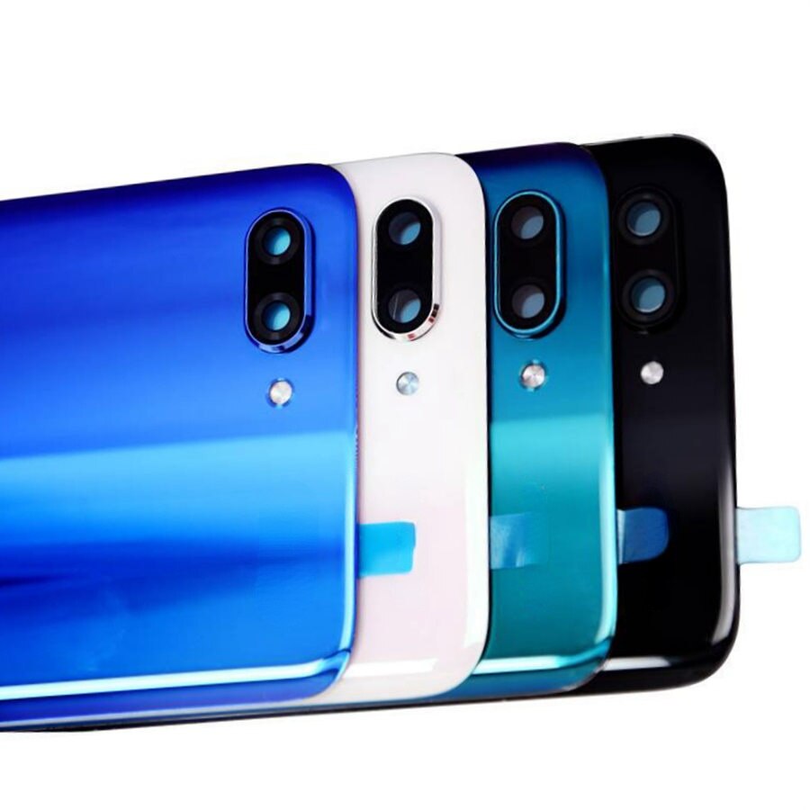 Dla Huawei Honor 10 pokrywa baterii tylna obudowa szklana obudowa tylna obudowa + wymiana obiektywu szklanego aparatu części zamienne