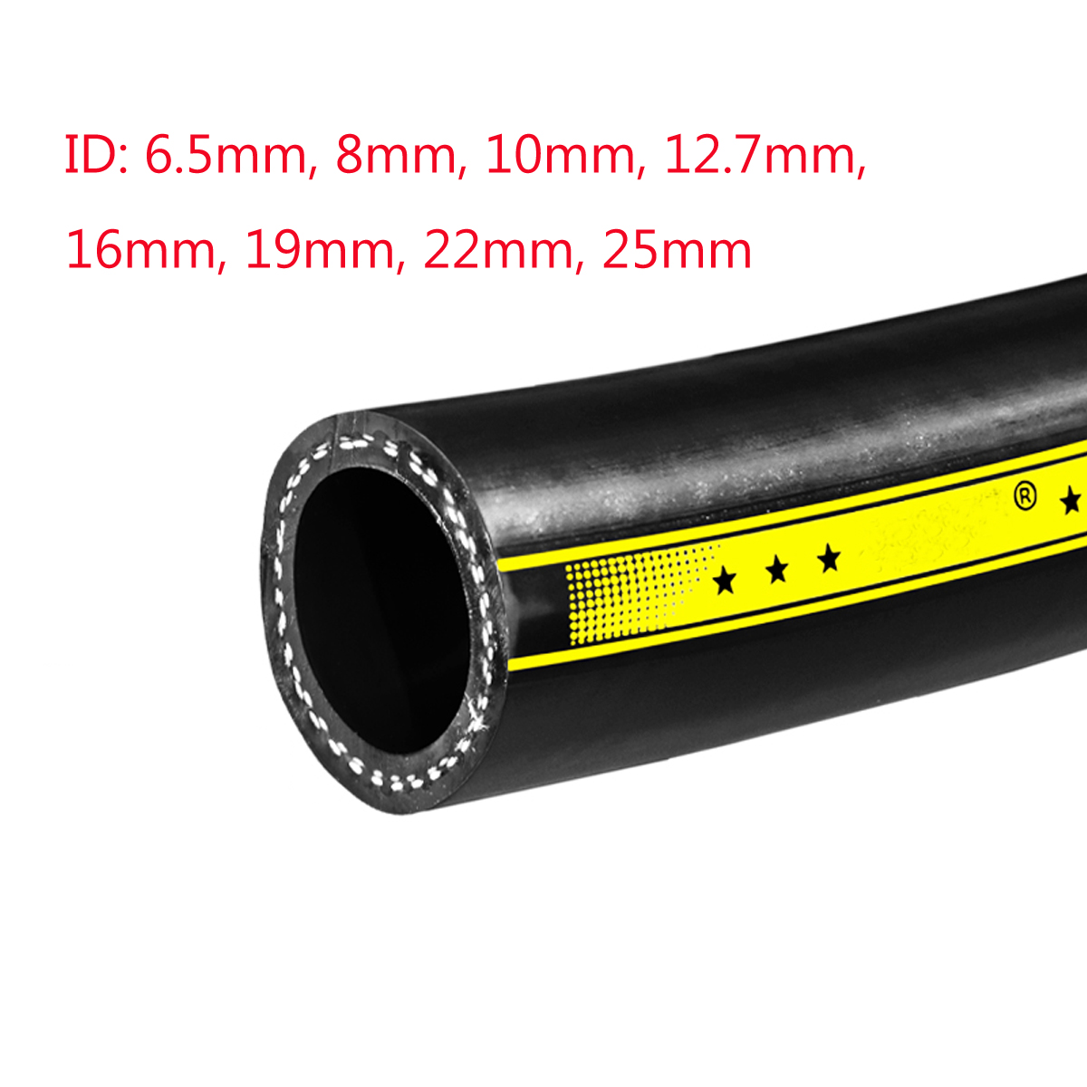 1M High Temperature Resistant Explosion-proof Rubber Hose High-pressure Oil Hose Heat-resistant Steam Water Diesel Gasoline Hose