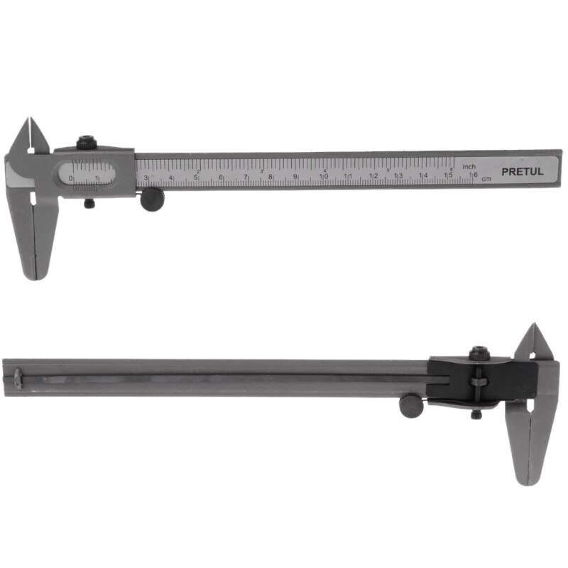 Calibrador Vernier 6 "0-160mm, herramienta de medición de Metal de acero inoxidable, Micrómetro de calibre