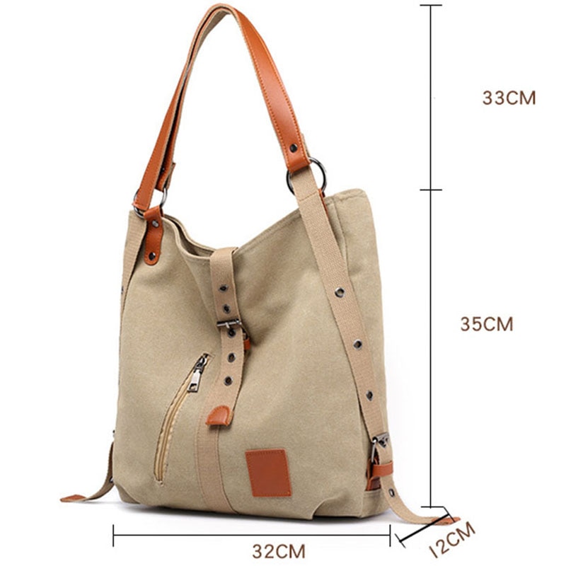 Canvas tas dames handtassen crossbody tas over de schouder vrijetijdstassen grote reistassen tassen voor dames