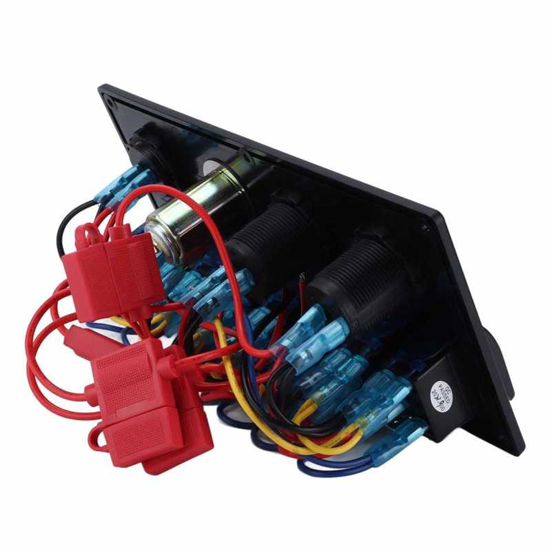 Rocker Switch Panel Toggle Switch Multiple Protection for Motor Boat Modification