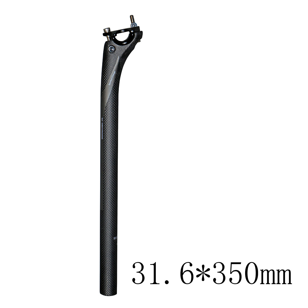 Tija de sillín 3k de 25MM, tubo de asiento de fibra de carbono, especial, /27,2/30,8x31,6/350mm, para bicicleta de montaña o carretera, novedad de 400: Matte 31.6X350MM